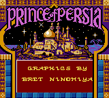 Prince of Persia (USA, Europe) (En,Fr,De,Es,It) Title Screen
